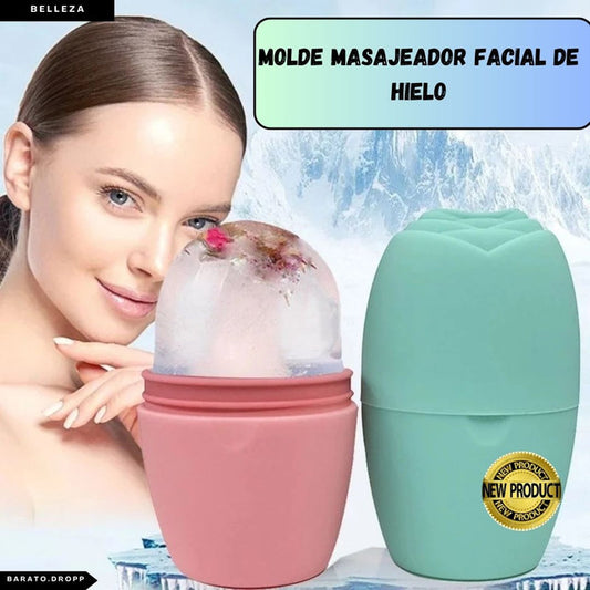 🧊 Molde Masajeador Facial de Hielo