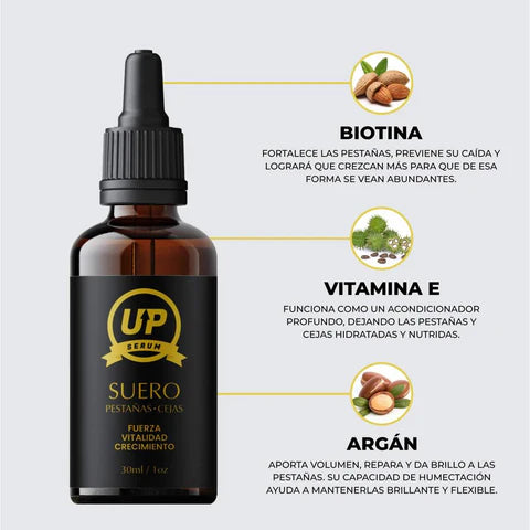 Sérum de Pestañas y Cejas Up – Crece, Fortalece y Embellece ✨