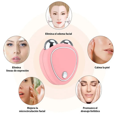 Masajeador Facial de Microcorriente Reafirmante 🌟