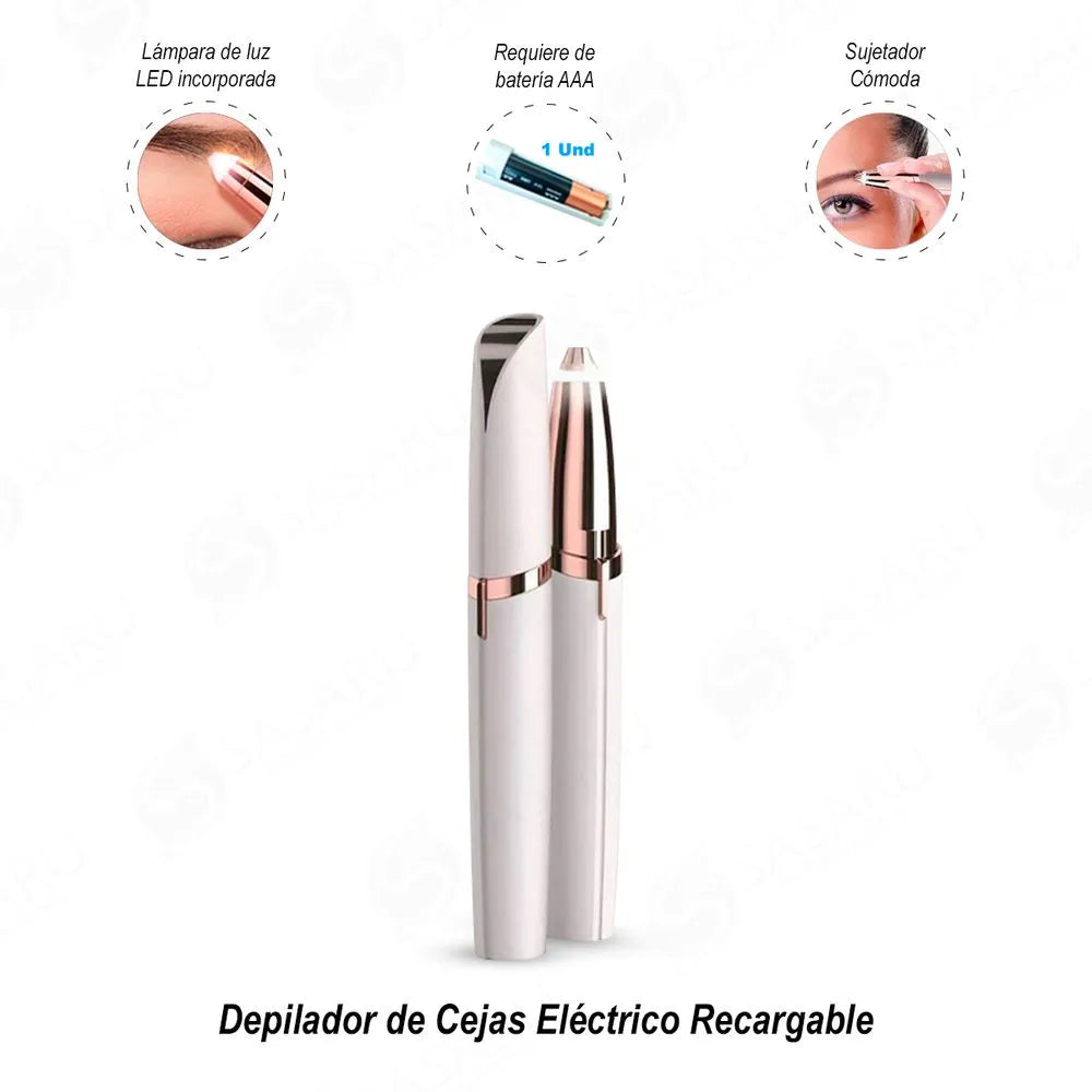 ✅ Depilador de Cejas Portátil Recargable