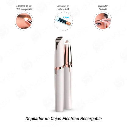 ✅ Depilador de Cejas Portátil Recargable